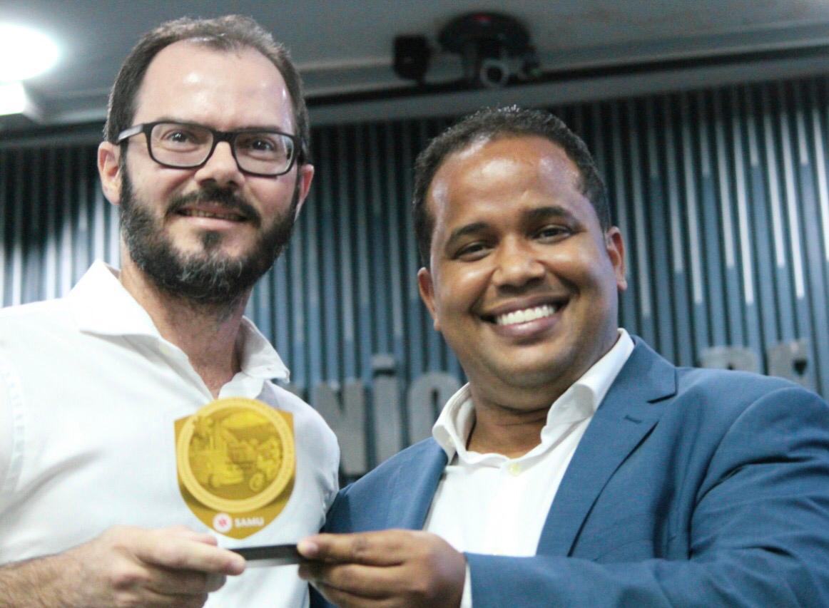 15 anos do Samu em THE: lembrança do vereador Enzo Samuel na CMT